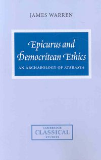 Produktbild: Epicurus and Democritean Ethics