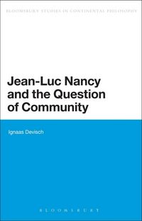 Produktbild: Jean-Luc Nancy and the Question of Community
