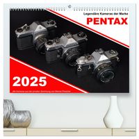 Produktbild: Legend&auml;re Kameras der Marke Pentax (hochwertiger Premium Wandkalender 2025 DIN A2 quer), Kunstdruck in Hochglanz