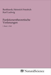 Produktbild: Funktionentheoretische Vorlesungen