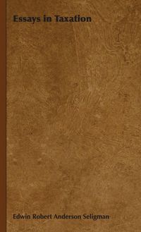 Produktbild: Essays in Taxation