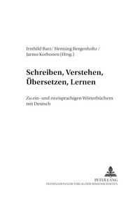 Produktbild: Schreiben, Verstehen, &Uuml;bersetzen, Lernen