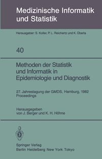 Produktbild: Methoden der Statistik und Informatik in Epidemiologie und Diagnostik