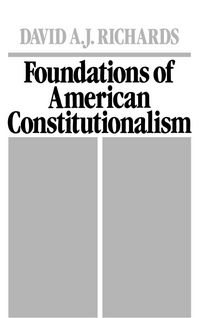 Produktbild: Foundations of American Constitutionalism