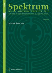Produktbild: Spektrum des Wirtschaftsrechts