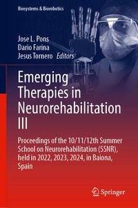 Produktbild: Emerging Therapies in Neurorehabilitation III