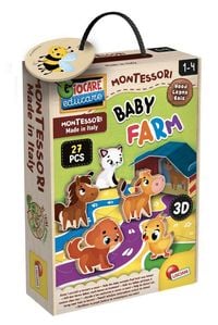 Produktbild: MONTESSORI Holz Baby Bauernhof
