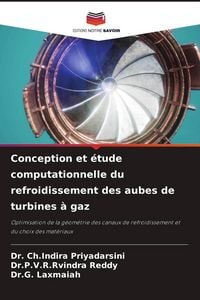 Produktbild: Conception et &eacute;tude computationnelle du refroidissement des aubes de turbines &agrave; gaz
