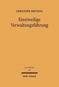 Produktbild: Einstweilige Verwaltungsf&uuml;hrung