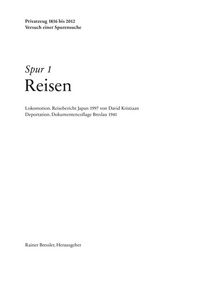 Produktbild: Spur 1 Reisen