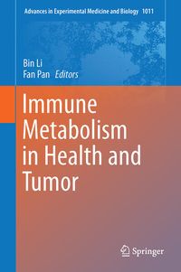 Produktbild: Immune Metabolism in Health and Tumor