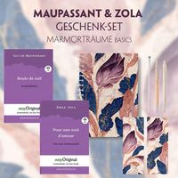 Bild vom Artikel Guy de Maupassant & Émile Zola Geschenkset - 2 Bücher (mit Audio-Online) + Marmorträume Schreibset Basics vom Autor Guy de Maupassant