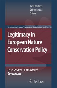 Produktbild: Legitimacy in European Nature Conservation Policy