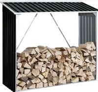 Produktbild: Metall Kaminholzregal Holzlager 162 x 182 x 74 cm