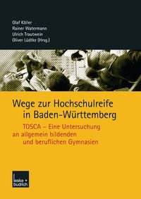 Produktbild: Wege zur Hochschulreife in Baden-W&uuml;rttemberg