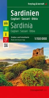 Produktbild: Sardinien, Stra&szlig;en- und Freizeitkarte 1:150.000, freytag & berndt