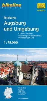 Produktbild: Radkarte Augsburg und Umgebung (RK-BAY15)