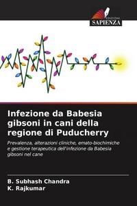 Produktbild: Infezione da Babesia gibsoni in cani della regione di Puducherry