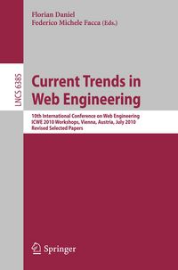 Produktbild: Current Trends in Web Engineering, ICWE 2010 Workshops