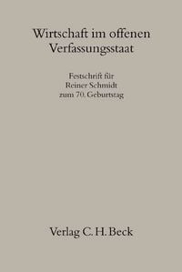 Produktbild: Wirtschaft im offenen Verfassungsstaat