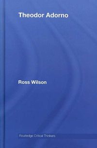 Produktbild: Wilson, R: Theodor Adorno