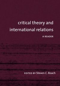 Produktbild: Critical Theory and International Relations