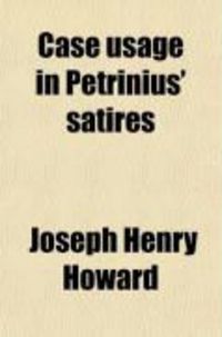 Produktbild: Case Usage in Petrinius' Satires
