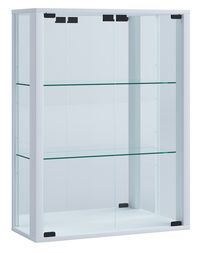 Produktbild: Wandvitrine H&auml;ngevitrine Glasvitrine Udina Spiegel