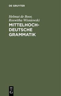 Produktbild: Mittelhochdeutsche Grammatik