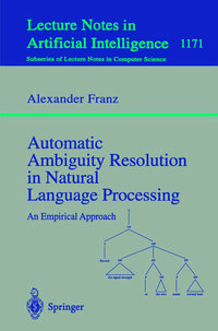 Bild vom Artikel Automatic Ambiguity Resolution in Natural Language Processing vom Autor Alexander Franz