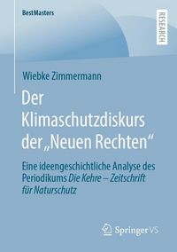 Produktbild: Der Klimaschutzdiskurs der "Neuen Rechten"