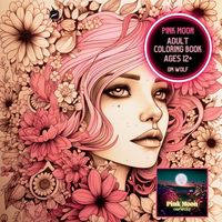 Produktbild: Pink Moon Adult Coloring Book