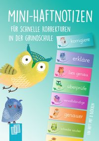 Produktbild: Mini&ndash;Haftnotizen f&uuml;r schnelle Korrekturen in der Grundschule