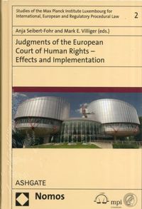 Produktbild: Seibert-Fohr, A: Judgments of the European Court of Human Ri