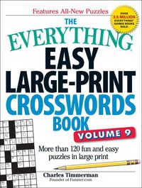 Produktbild: The Everything Easy Large-Print Crosswords Book, Volume 9