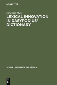 Produktbild: Lexical Innovation in Dasypodius' Dictionary