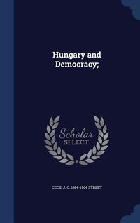 Produktbild: Hungary and Democracy;