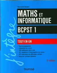 Produktbild: Maths et informatique BCPST 1re ann&eacute;e : tout-en-un