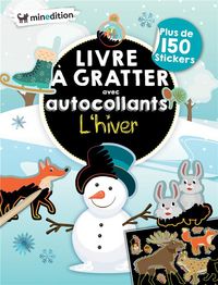 Produktbild: Livre &agrave; gratter avec autocollants : L'hiver