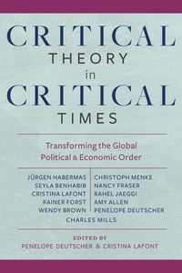 Produktbild: Critical Theory in Critical Times