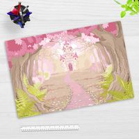 Bild vom Artikel Cover-your-desk Schreibtischunterlage Vinyl Märchenschloss im rosa Zauberwald, 60 x 40 cm vom Autor 