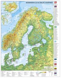 Bild vom Artikel Skandinavien und Baltikum physisch 1 : 30.000 000 vom Autor Heinrich Stiefel