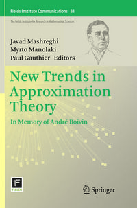 Produktbild: New Trends in Approximation Theory