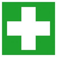 Produktbild: SafetyMarking 38.0057 Hinweisschild Erste Hilfe Folie selbstklebend (B x H) 150 mm x 150 mm ISO 7010 1 St.