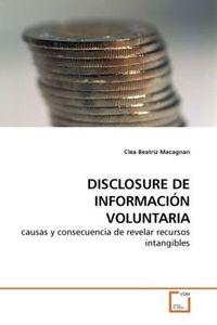 Produktbild: Macagnan, C: Disclosure De Informaci&oacute;n Voluntaria