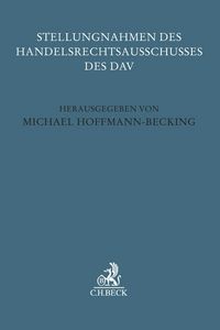 Produktbild: Stellungnahmen des Handelsrechtsausschusses des DAV