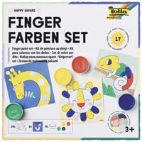Produktbild: FOLIA Bastelartikel Fingerfarben Set HAPPY SAFARI