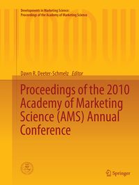 Produktbild: Proceedings of the 2010 Academy of Marketing Science (AMS) Annual Conference
