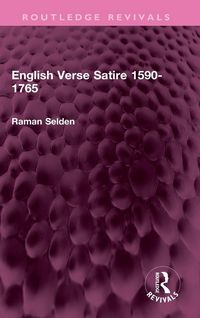 Produktbild: English Verse Satire 1590-1765
