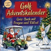 Produktbild: Golf-Adventskalender: Quiz-Buch mit Fragen und R&auml;tsel